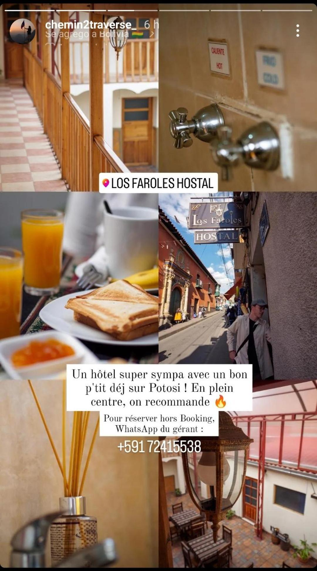 Los Faroles Hostal Potosí Екстериор снимка